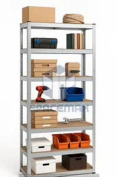 Стелаж металевий 250×60×30 оцинкований самозбірний SPACEMAX 7