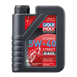 Олива для 4-тактних двигунів - Motorbike 4T Synth Street Race 5W-40 1л. (2592)