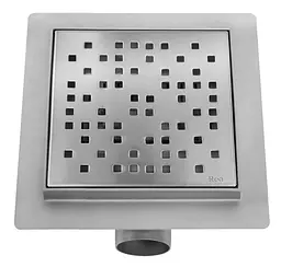 Трап для душу Rea Dots 15x15 nickiel brushed REA-G6203 - мініатюра 3