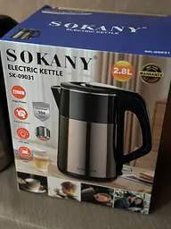 Електрочайник Sokany SK-09031 металевий 2,8 л 2200 Вт - мініатюра 5