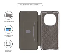 Чехол-книга ArmorStandart G-Case для Xiaomi Redmi Note 15 Pro 4G Grey - миниатюра 3