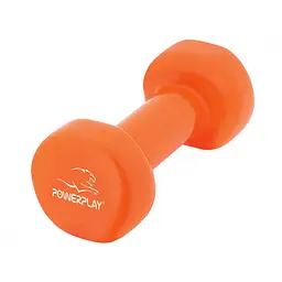 Гантель вінілова Power Play 4125 Achilles 2*4 кг, Orange - мініатюра 2