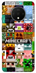 Чохол Demsky Minecraft collage для OnePlus 7T