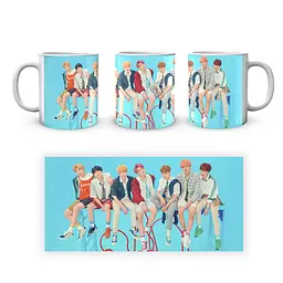 Кружка GeekLand Bangtan Boys BTS Яскраво-блакитний фон Турніки CP 04.473.948 - мініатюра 4
