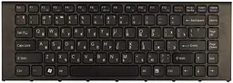 Клавіатура для ноутбука Sony Vaio (VPC-EA) Black, (Black Frame)