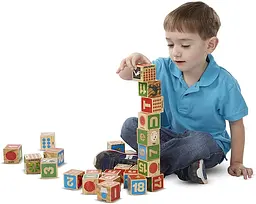 Дерев'яні блоки Melissa&Doug Цифри/Букви (MD2253) - мініатюра 4