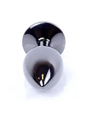 Анальна пробка - Jewellery Dark Silver Plug Pink - мініатюра 7