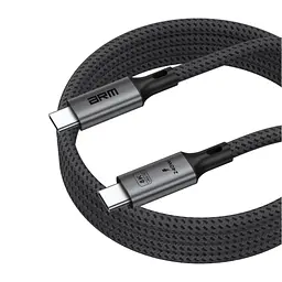 Дата кабель USB-C to USB-C 1.0m USB4 40Gbps 240W 8K60Hz black Armorstandart (ARM81921) - мініатюра 5