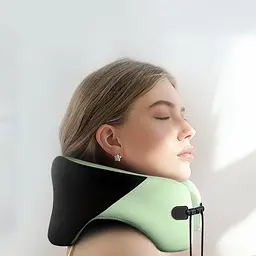 Сучасна анатомічна подушка для шиї U-Shape 2024 з ефектом пам’яті, зелена KT7006302