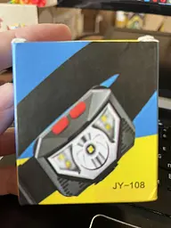 Налобний ліхтарик JY-108 CREE XPE + 2хCOB Micro USB - мініатюра 2