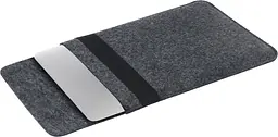 Чохол Gmakin Apple MacBook Air/Pro 15` GM71-15 Felt Case (Black) [73570] - мініатюра 2