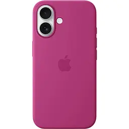 Оригінальний силіконовий чохол Apple Silicone Case MagSafe для iPhone 16 (6.1") Fuchsia MYY53ZM/A