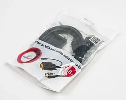 Кабель Cablexpert HDMI (M) - VGA (M), Black, 1.8 м teh0028510 - миниатюра 2