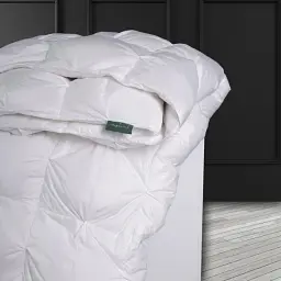 Набір MirSon пуховий №10001 Imperial Brilliance зима ковдра 140х205 см + подушка білий (2200010810745) - мініатюра 4