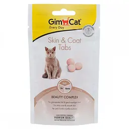 Ласощі для котів GimCat Skin & Coat Tabs для шкіри та шерсті 40 г - мініатюра 2