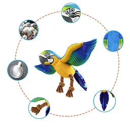М'яка іграшка для собак Molly Macaw Rope Squeaker - мініатюра 3