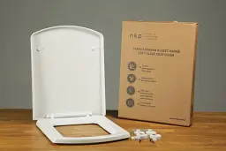 Сидіння для унітазу з мікроліфтом NKP Sedef 0337 Soft Close+Quick Release з термопласту