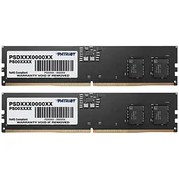 Модуль пам`яті DDR5 2x8GB/5200 Patriot Signature Line (PSD516G5200K) - мініатюра 5