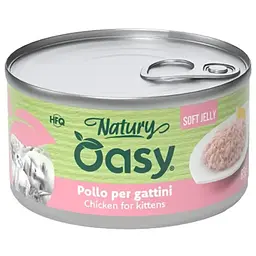 Вологий корм Oasy Cat Wet Natury Kitten для кошенят курка 85 г
