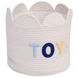 Кошик для іграшок Childhome Flower 30x30x30 см білий (CCBAFL30) - мініатюра 2