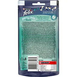 Ласощі для котів Purina Felix Party Океанічний мікс 60 г - мініатюра 2