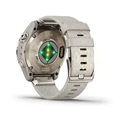 Смарт-годинник Garmin Epix Pro Gen 2 Sapphire 42 mm Soft Gold w. Cream H. Nylon Band (010-02802-20) - мініатюра 2