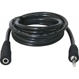 Кабель AUX Audio TRS M/F 1.5м JACK02-05 чорний Defender
