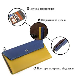 Гаманець жіночий ST Leather 18405 (SB42 - 2) річний синій - мініатюра 4