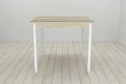 Кухонний стіл Ferrum-decor Агата 75x80x80 Білий ДСП Сонома 16мм (FRD-106249) - мініатюра 5