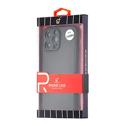 Чохол Jinduka Leather Protected Camera iPhone 14 Pro Max Black - мініатюра 2