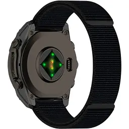 Ремінець DK CDK для Garmin Descent G1 22mm Nylon Sport Loop (018558) (black) - мініатюра 3