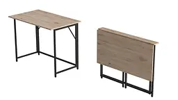 Стіл розкладний Моріс Ferrum-decor 750x1000x600 Чорний метал ДСП Дуб Сан-Марино 16 мм (FRD-104670) - мініатюра 6
