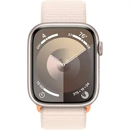 Смарт-годинник Apple Watch Series 9 GPS 45mm GPS Starlight Aluminum Case with Starlight Sport Loop [MR983] [101683] - мініатюра 2
