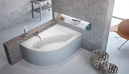 Ванна акрилова Radaway Mistra 150x100 права + ніжки (WA1-07-150x100P) - мініатюра 4