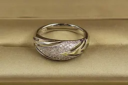 Кільце Xuping Jewelry Напрямок р 18 сріблясте
