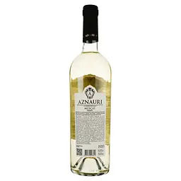 Вино AZNAURI Muscat Valley біл н/сол 0.75 л - мініатюра 2