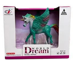 Фигурка крылатого единорога Dino Toys зеленый, 15×7,5×12 см