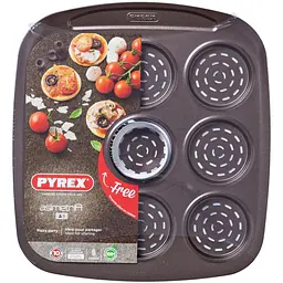 Форма для випічки міні-піци Pyrex Asimetria 30х27.5х2 см (6345120)