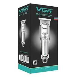 Машинка для стрижки тварин VGR V-201 акумуляторна з LED-дисплеєм та 4 насадками (44966-V-201_624) - мініатюра 6