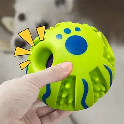 Звуковий м'ячик для собак Giggle Dog Chew Ball - мініатюра 6