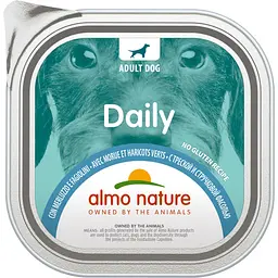 Вологий корм для собак Almo Nature Daily Dog тріска і зелена квасоля 300 г