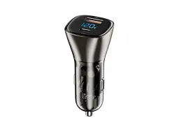 Автомобільний зарядний пристрій WiWU PC500 Series 72 W (2 Type-C) Black - мініатюра 4