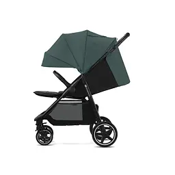 Прогулянкова коляска Kinderkraft Route Platinum Green - мініатюра 2
