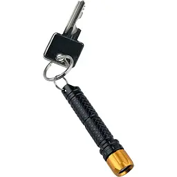 Брелок-ліхтарик Munkees 1036 Aluminium Flashlight Чорний - мініатюра 2