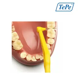 Міжзубна щітка TePe Angle кутова жовта (0.7 мм), 25 шт - мініатюра 3