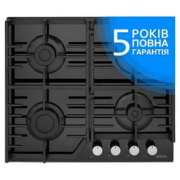 Варильна поверхня газова Eleyus IMPREZA 60 BL CF
