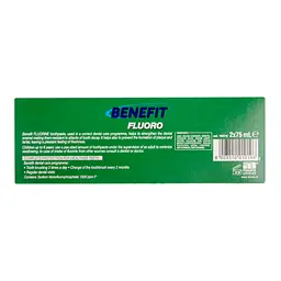 Зубна паста Benefit Fluoro 75 мл х 2 шт. (BTPF75) - мініатюра 2