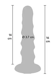 Фалоімітатор ToyJoy Ribbed Dong 6 Inch 16 см (рожевий) - мініатюра 8