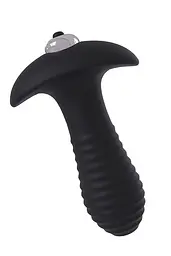 Анальна пробка з вібрацією Dream Toys Spiral Plug 9 см (чорний) - мініатюра 2