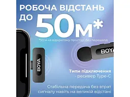 Мікрофонна радіосистема BOYA BY-V20 USB Type-C - мініатюра 9